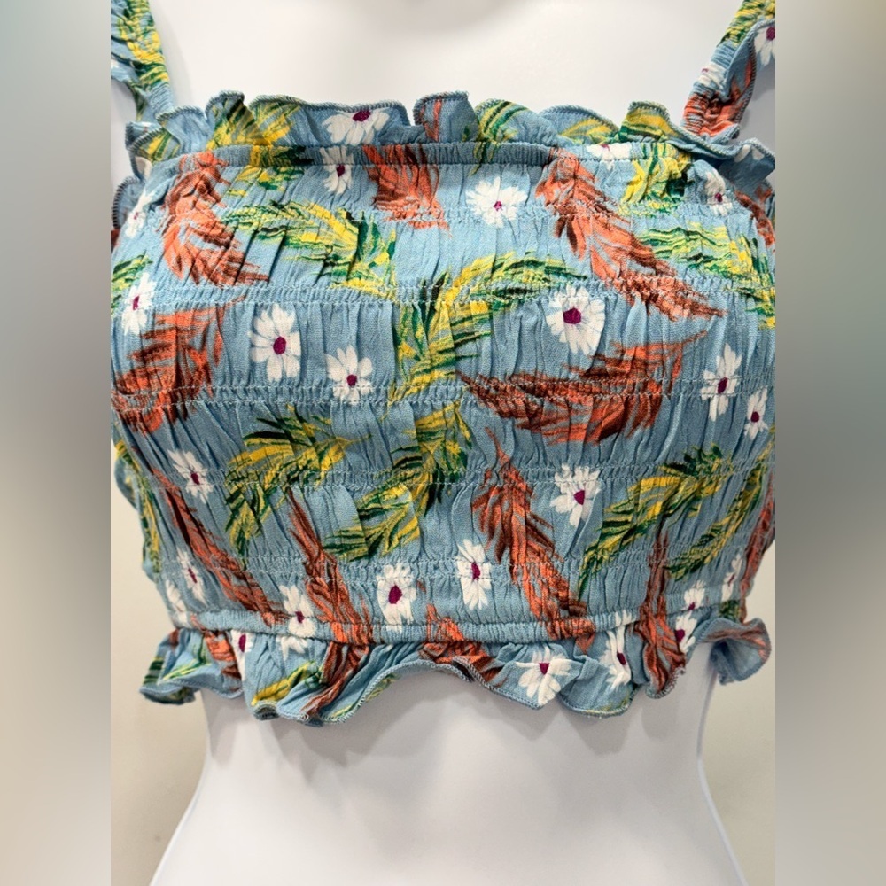 Illa Illa Floral Two Piece Set Size Small Boho Crop Top Skirt NWOT - Picture 12 of 12